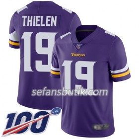 Minnesota Vikings Tröjor Adam Thielen 19 Nike Lila I 100th - Herr
